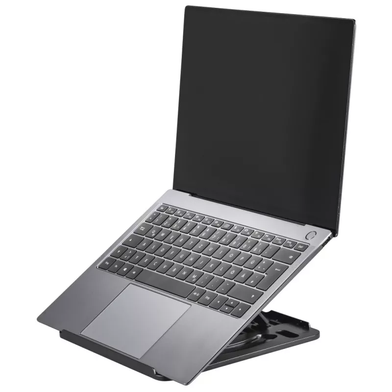 Hama Rotation laptopstandaard, 360° draaibaar, kantelbaar, tot 39 cm (15,4"), zwart