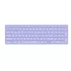 Draadloos toetsenbord Rapoo E9700M QWERTZ Duits lila RF Bluetooth