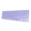 Draadloos toetsenbord Rapoo E9700M QWERTZ Duits lila RF Bluetooth