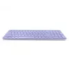Draadloos toetsenbord Rapoo E9700M QWERTZ Duits lila RF Bluetooth