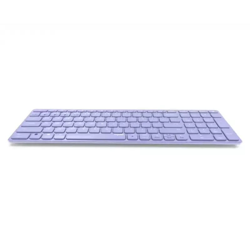 Draadloos toetsenbord Rapoo E9700M QWERTZ Duits lila RF Bluetooth