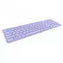 Draadloos toetsenbord Rapoo E9700M QWERTZ Duits lila RF Bluetooth