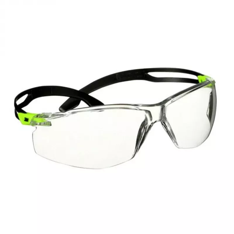 3M SF501SGAF-GRN-EU veiligheidsbril polycarbonaat (PC) zwart, groen