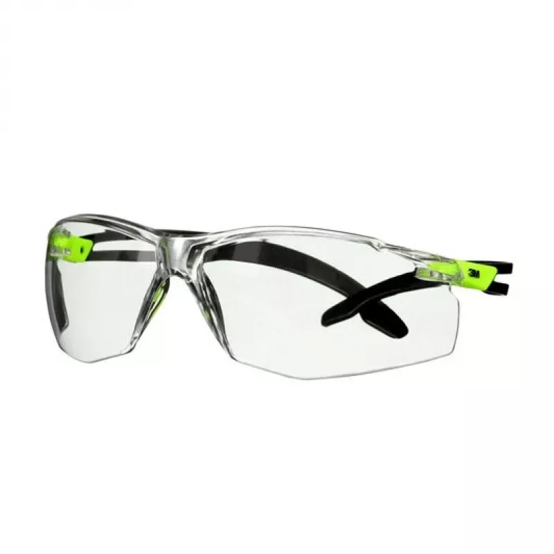 3M SF501SGAF-GRN-EU veiligheidsbril polycarbonaat (PC) zwart, groen