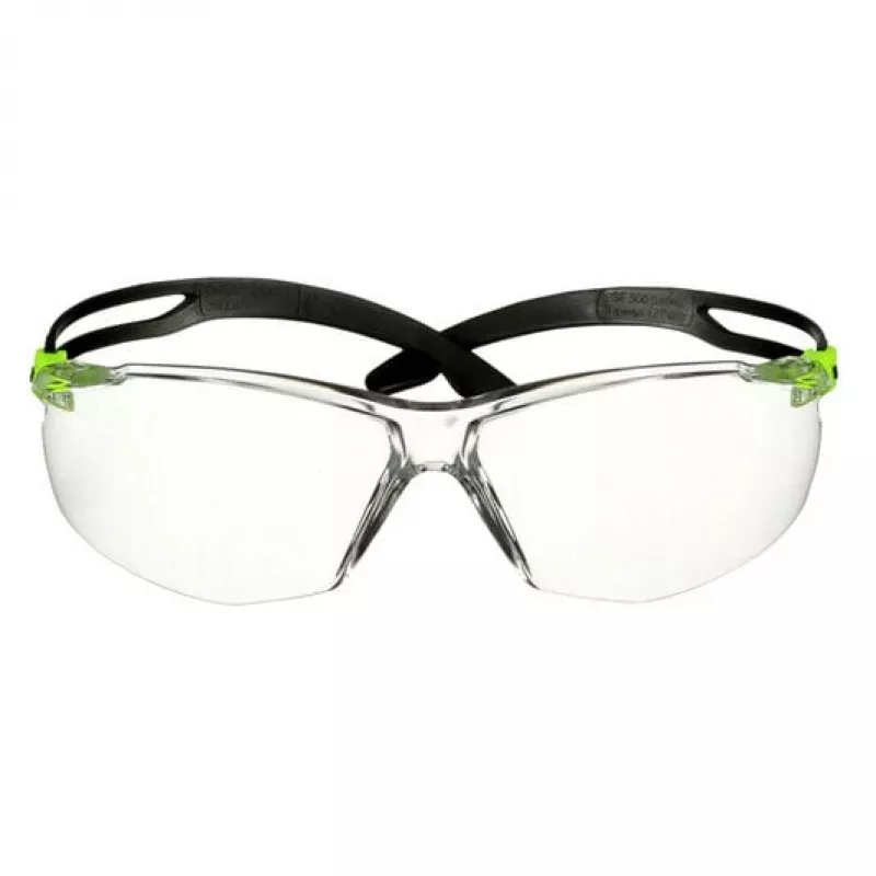 3M SF501SGAF-GRN-EU veiligheidsbril polycarbonaat (PC) zwart, groen