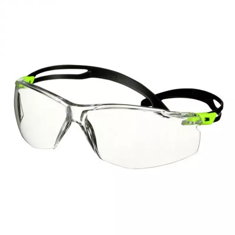 3M SF501SGAF-GRN-EU veiligheidsbril polycarbonaat (PC) zwart, groen