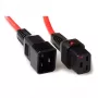 ACT stroomkabel C19 IEC Lock - C20 rood 1 m, PC1401