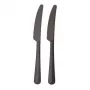 Wegwerpmessen Papstar 96527 zwart polypropyleen 197 mm 200 stuks