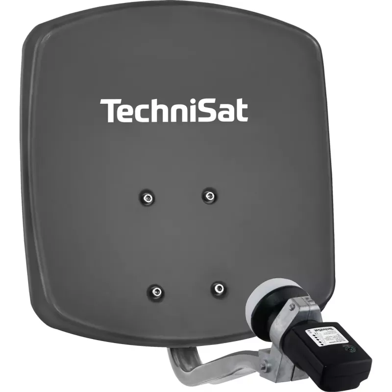 TechniSat DIGIDISH 33 satellietantenne met Satfinder V/H-LNB, leigrijs
