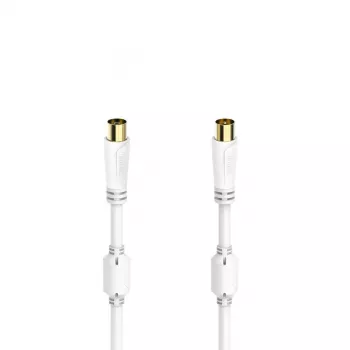 Hama 00205248 coaxkabel 5 m coax wit