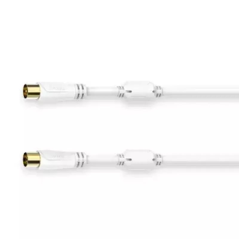 Coaxkabel Hama 00205247 3 m wit coaxstekker