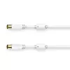 Coaxkabel Hama 00205246 1,5 m wit coaxstekker