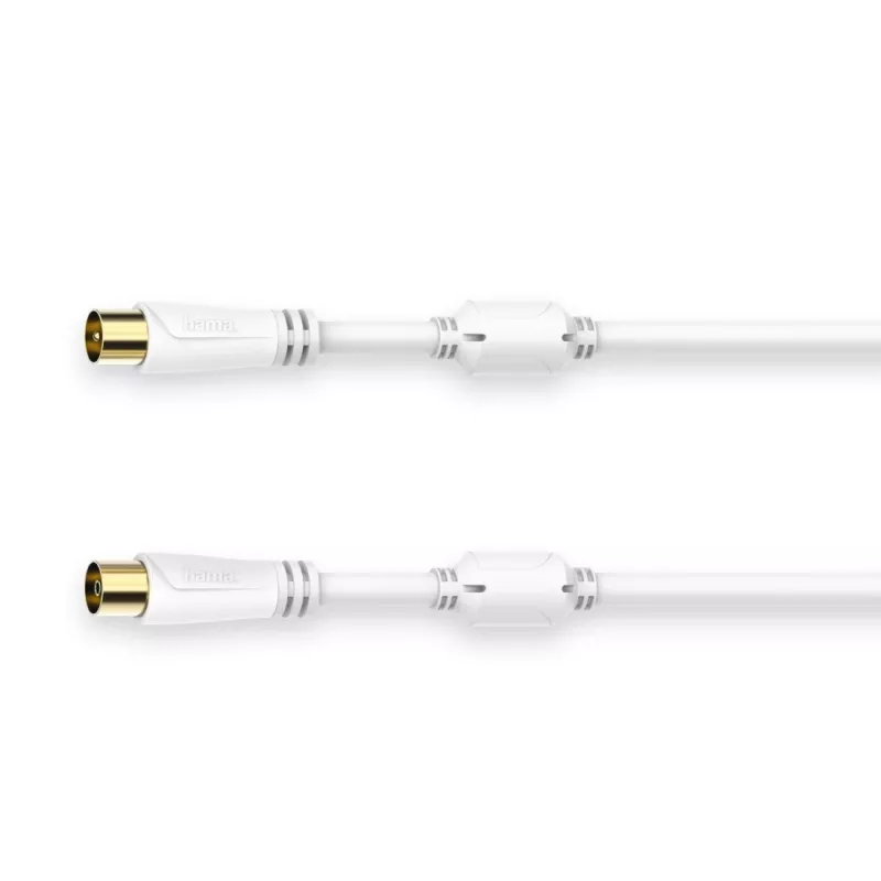 Coaxkabel Hama 00205246 1,5 m wit coaxstekker