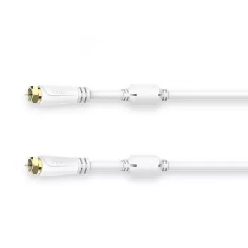 Hama 00205255 coaxkabel 10 m F wit