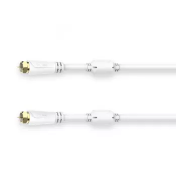 Hama 00205253 coaxkabel 5 m F wit
