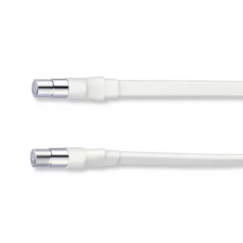 Hama 00205227 coaxkabel 0,2 m F wit