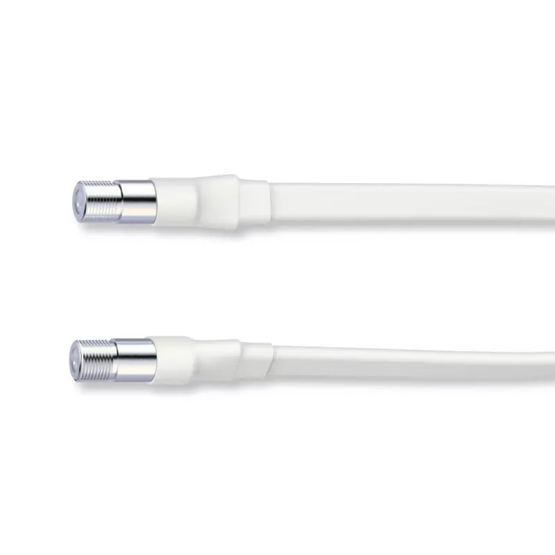 Hama 00205227 coaxkabel 0,2 m F wit