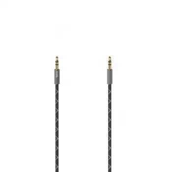 Hama 00205130 audiokabel 1,5 m 3,5 mm zwart, grijs