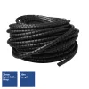 ACT 20 mm spiraalkabelhuls, lengte 30 meter, kabelmanagement, zwart, polyvinylchloride (PVC)