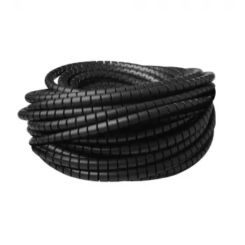 ACT 25 mm spiraalkabelwikkeling, 20 meter lengte, kabelmanagement, zwart, polyvinylchloride (PVC)
