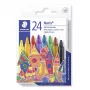 Wasstiften Staedtler 220 08 C24, gesorteerde kleuren, 24 stuks