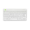 R-Go Tools ergonomisch toetsenbord R-Go Compact Break, compact toetsenbord met pauzesoftware, QWERTY (UK), Bluetooth, wit