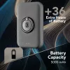 Cellularline draadloze powerbank MAG 5000 draagbare oplader compatibel met het MagSafe-systeem