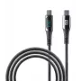 Cellularline Display-kabel USB-C-kabel met geïntegreerd LCD-display