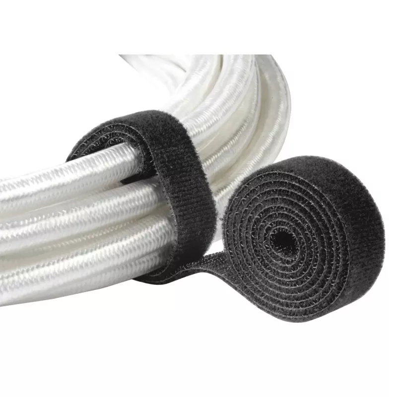 Hama 00221007 kabelbinder klittenband-kabelbinder nylon zwart 1 stk.