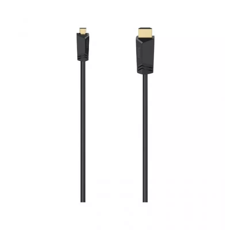 Hama 00074259 HDMI-kabel 2 m HDMI type A (standaard) HDMI type D (micro) zwart