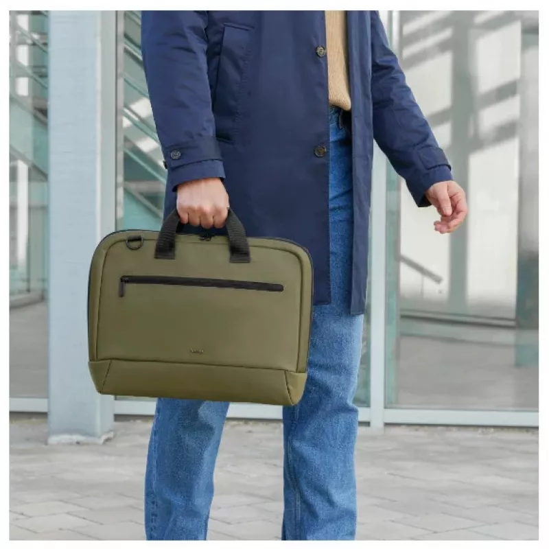Hama Ultra Lightweight 41,1 cm (16,2 inch) toploader-tas zwart, olijfgroen
