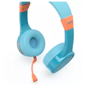 Hama Teens Guard II headset draadloos hoofdband bellen/muziek USB Type-C Bluetooth blauw, oranje