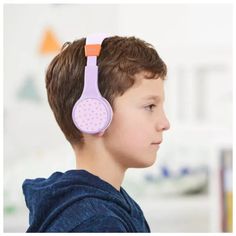 Hama Teens Guard II headset draadloos hoofdband bellen/muziek USB Type-C Bluetooth oranje, paars