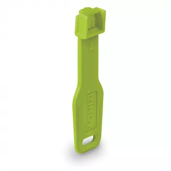 Lindy RJ45-poortblokkering groen, 10x + 1 sleutel, poortblokkering + sleutel, RJ-45, groen, acrylonitril-butadieen-styreen (ABS), 10 stuks, polyzak