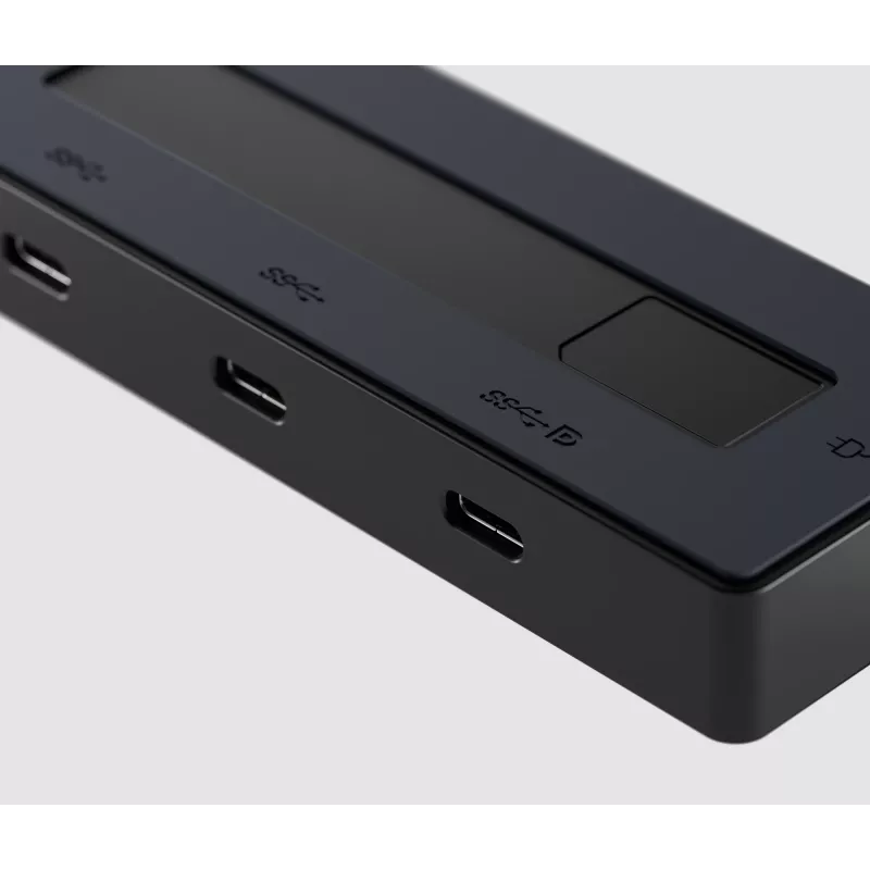 HP 4K USB-C multiport hub, USB Type-C, USB Type-C, 10000 Mbit/s, 3840 x 2160, zwart, 65 W