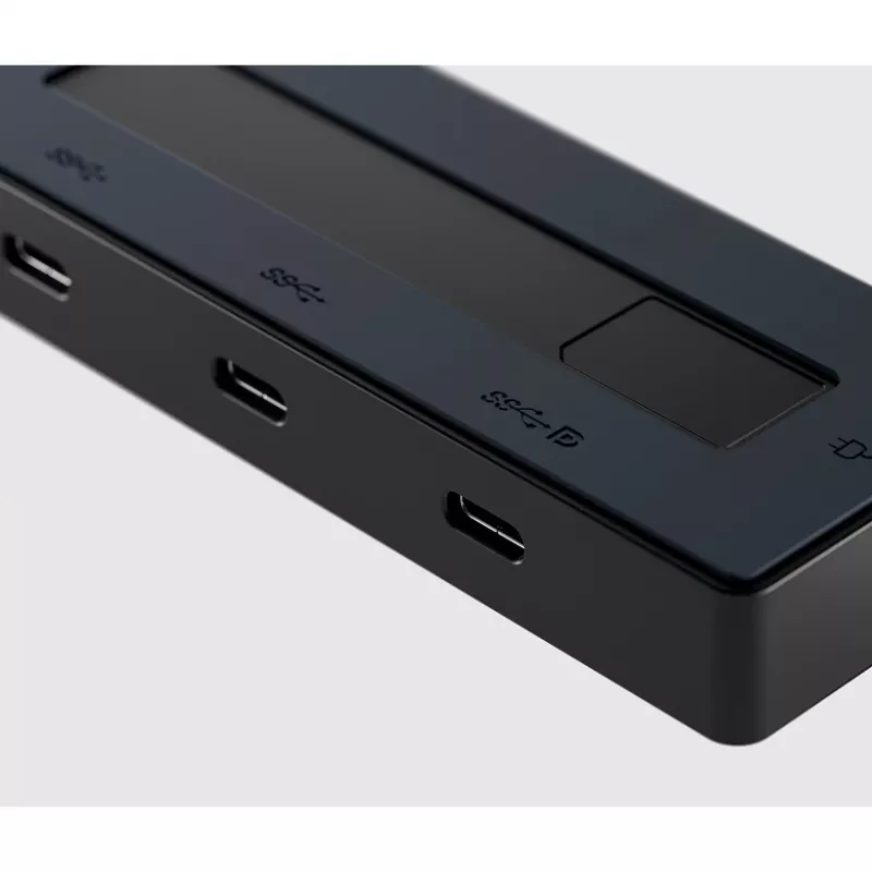 HP 4K USB-C multiport hub, USB Type-C, USB Type-C, 10000 Mbit/s, 3840 x 2160, zwart, 65 W