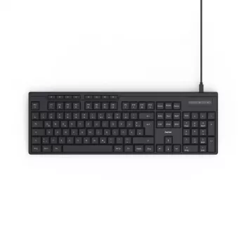 Hama CK-200 toetsenbord home/office USB QWERTZ Duits zwart
