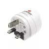 Hama 00223483 reisstekker type G (UK) type F wit