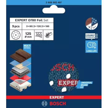 Schuurschijf Bosch 2608902407 Ø125 mm — 1 stuk schuurschijf voor roterende/excentrische schuurmachine
