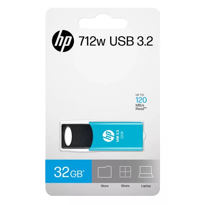 HP 712w USB-stick 32 GB USB 3.2, blauw