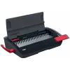 GBC CombBind® CB12 handmatige bindmachine, kam-bindapparaat, handmatig, 165 vel, zwart, rood