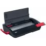 GBC CombBind® CB12 handmatige bindmachine, kam-bindapparaat, handmatig, 165 vel, zwart, rood