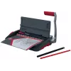 GBC CombBind® CB12 handmatige bindmachine, kam-bindapparaat, handmatig, 165 vel, zwart, rood