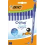 Stick-balpen BIC 516357 blauw transparant 10 stuks