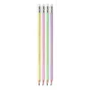 BIC Evolution Pastel HB-potloden met gum, 10 stuks, Pink/Purple/Green/Yellow