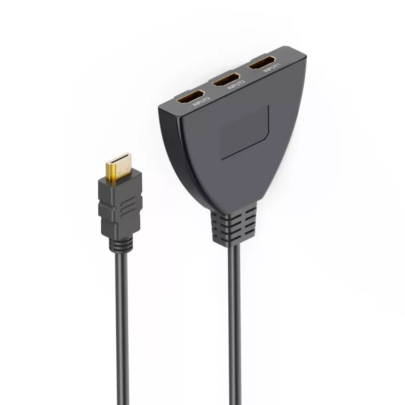 Hama 4K HDMI-switch 3x1, 3x HDMI female naar 1x HDMI male (00205101)