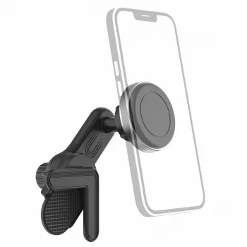 Hama 00201988 houder actieve houder mobiele telefoon/smartphone zwart, zilver