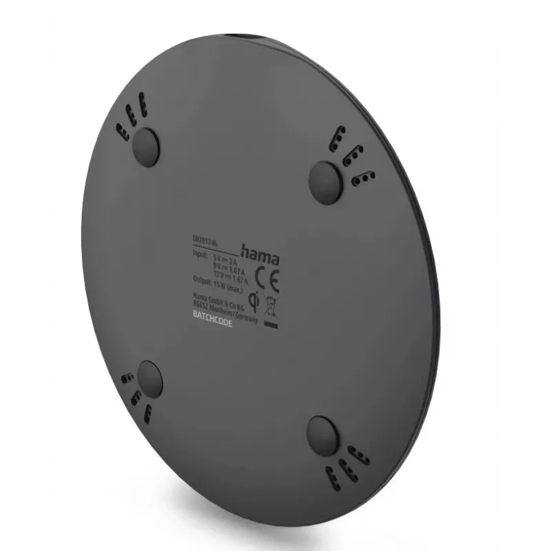 Hama 00201746 mobiele oplader smartphone zwart AC draadloos laden snellaadfunctie binnen