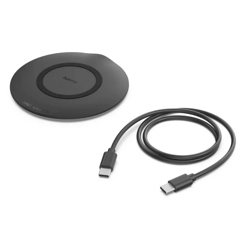 Hama 00201746 mobiele oplader smartphone zwart AC draadloos laden snellaadfunctie binnen