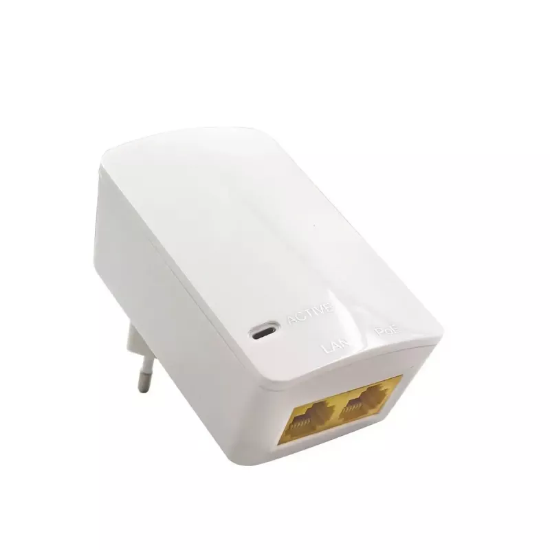 PoE-injector MicroConnect MC-POEINJ-EU — single-port Power over Ethernet-injector
